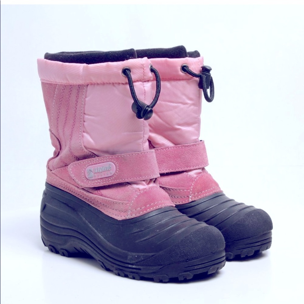 Alpine Design Pink leather Snow Boots